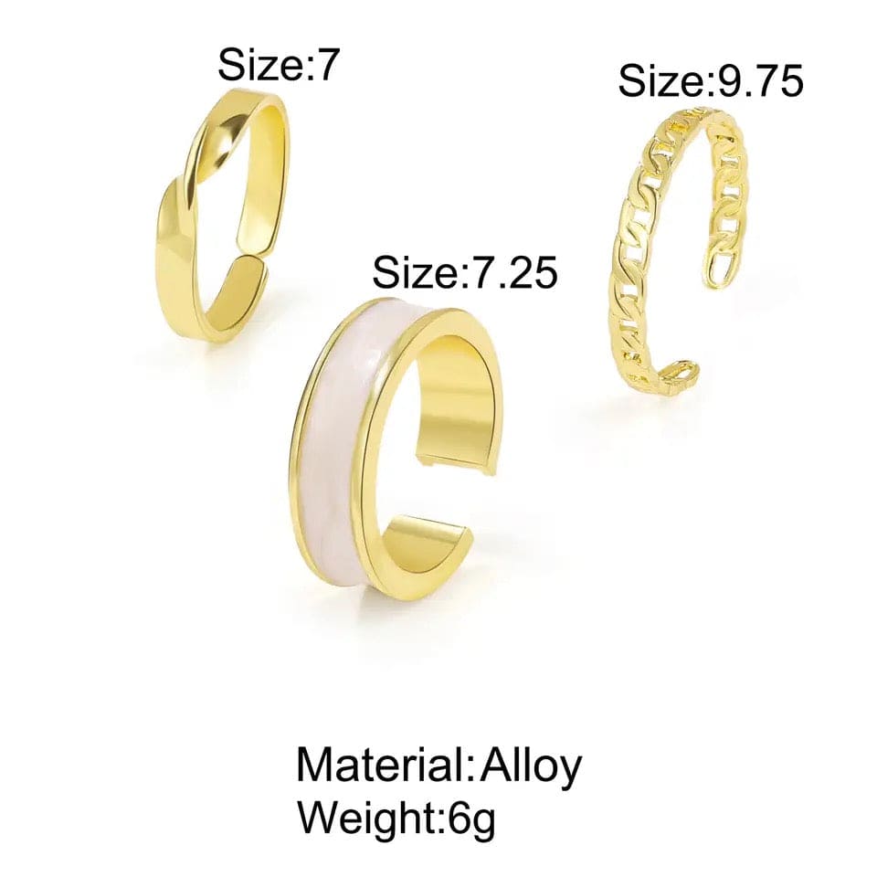 Creative Three Piece Opening Rings For Women, Hollow Round Opening Women Finger Ring, Hip Hop Cross Rings Creative Three Piece Opening Rings For Women, Hollow Round Opening Women Finger Ring, Hip Hop Cross Rings